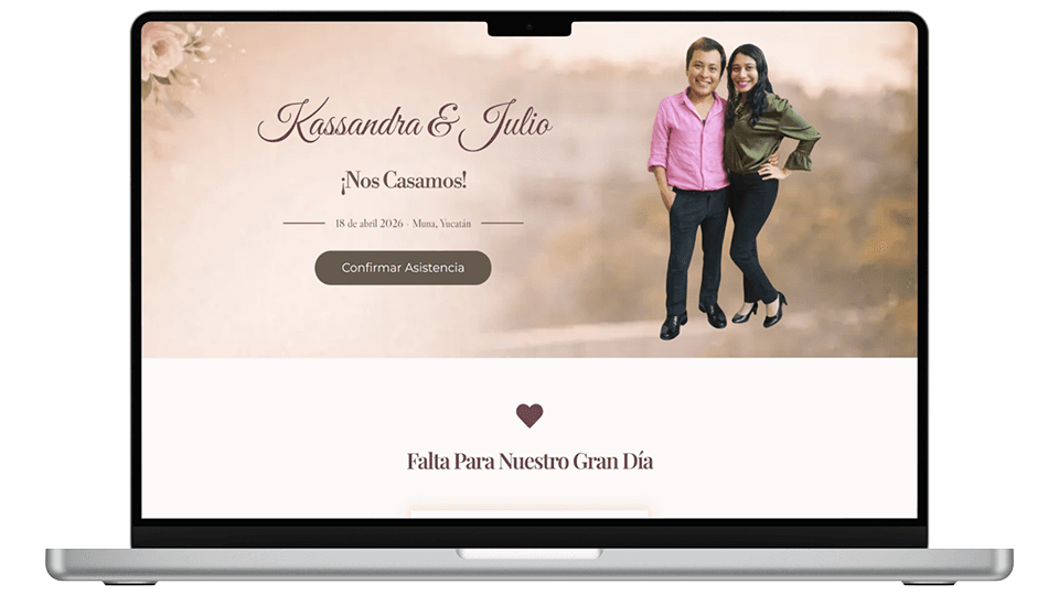 Kass & Julio - Digital Wedding Invitation